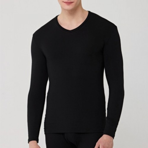 히트업플러스V넥긴팔#J33