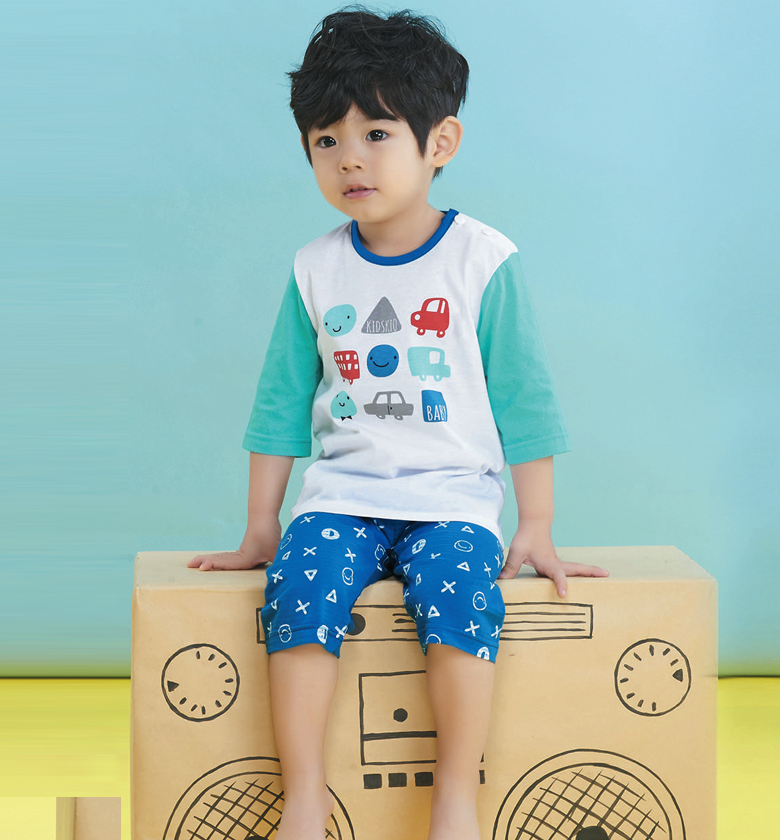 키즈키오7부실내복#B01